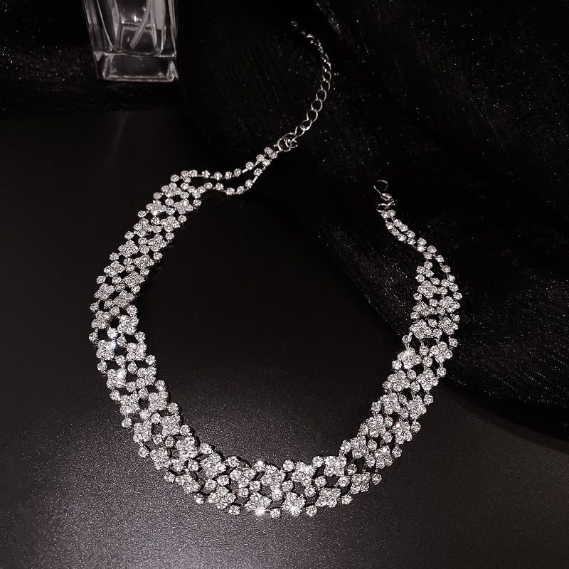 Full Diamond Collarbone Chain