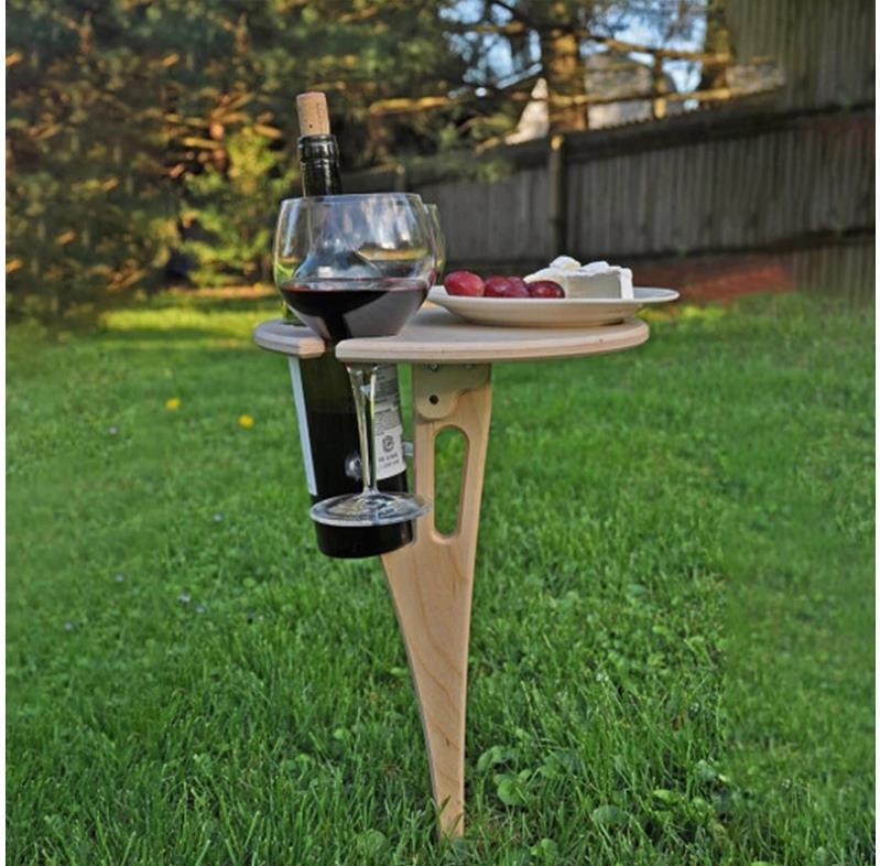 Mini Wooden Picnic Table