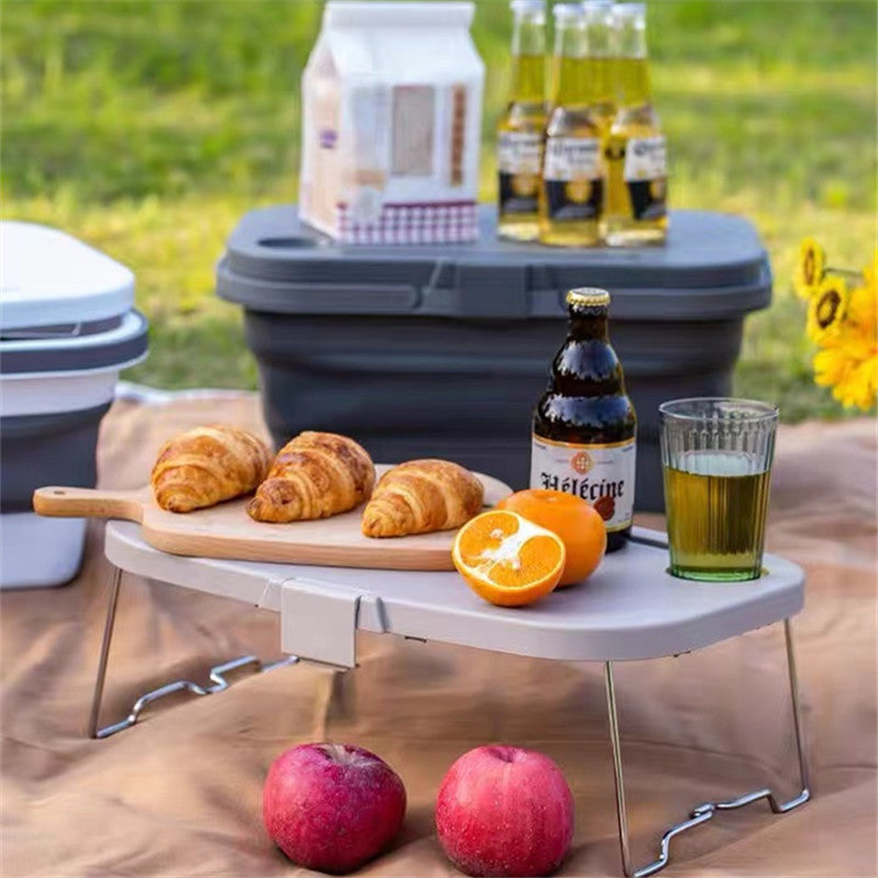 Multifunctional Portable Basket With Table