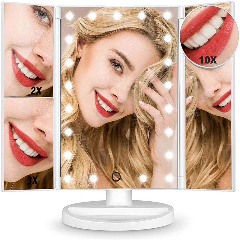 Three-fold Makeup Mirror