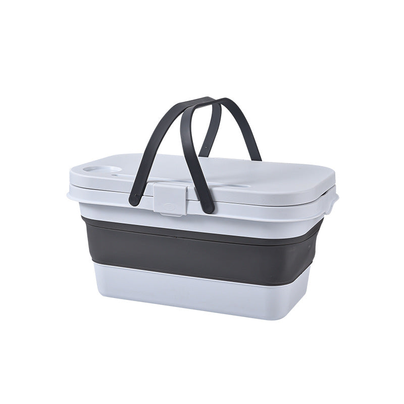 Multifunctional Portable Basket With Table