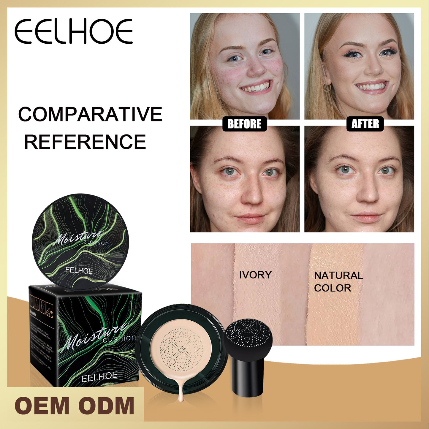 EELHOE Makeup Foundation BB Cream