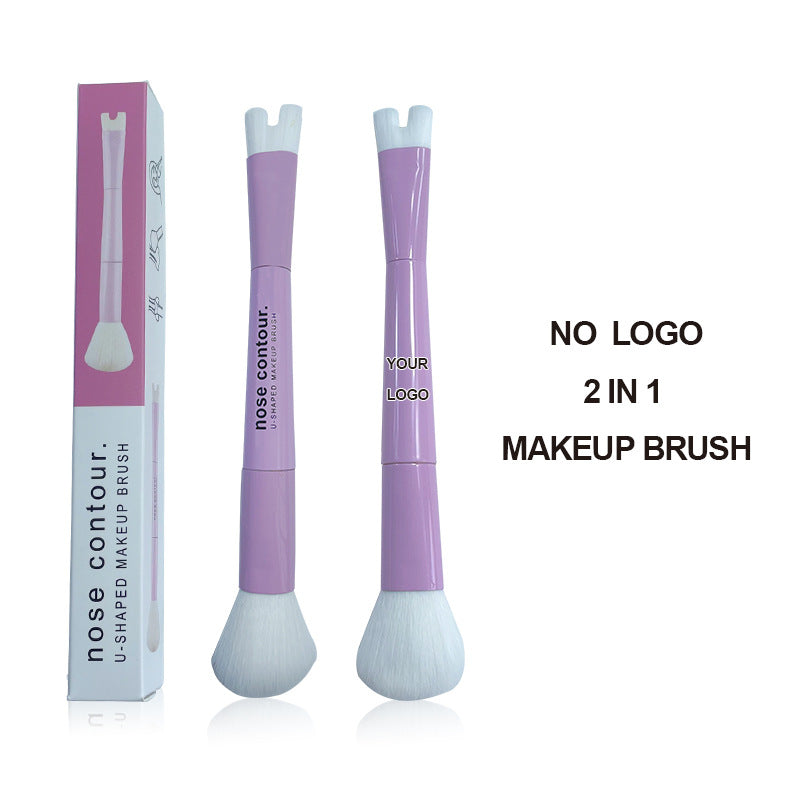 2-in-1 U-shaped Nose Contour Brush