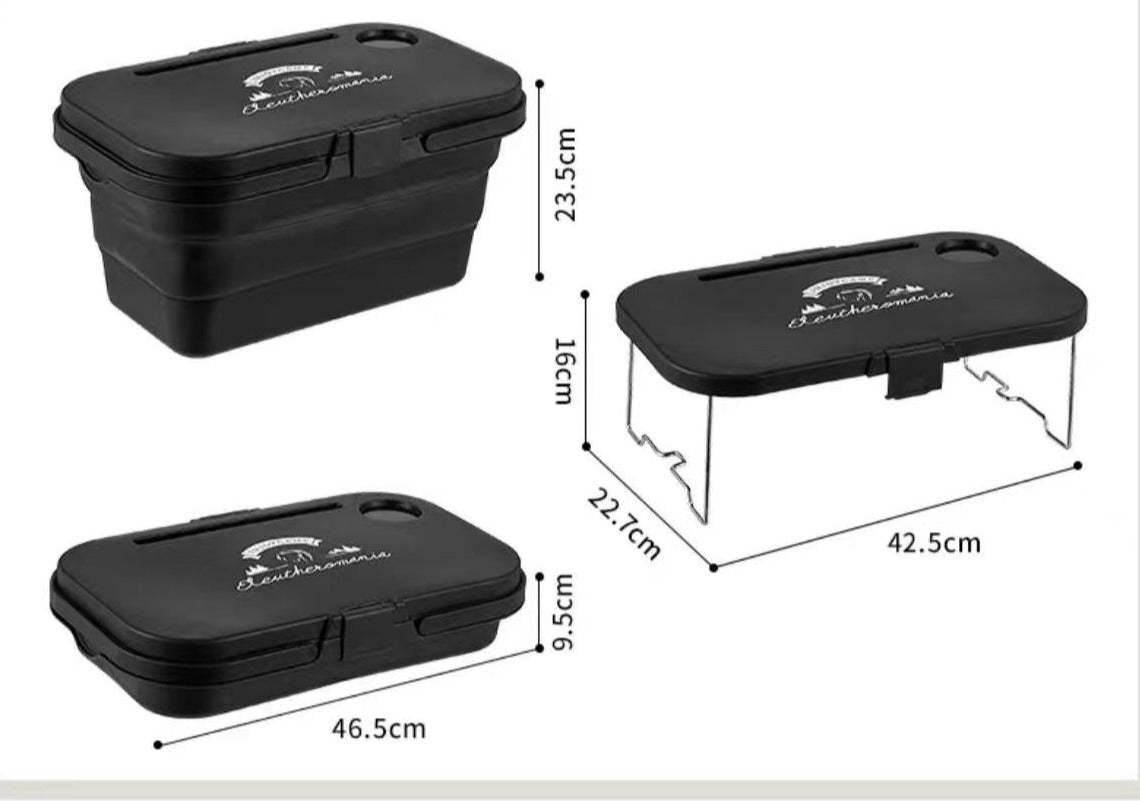 Multifunctional Portable Basket With Table