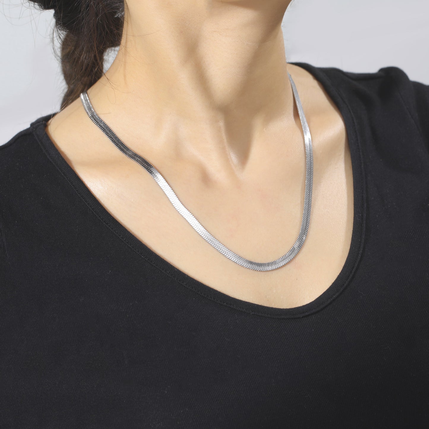 Titanium Steel Collarbone Necklace