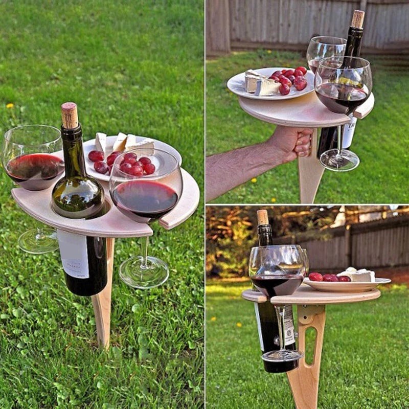 Mini Wooden Picnic Table