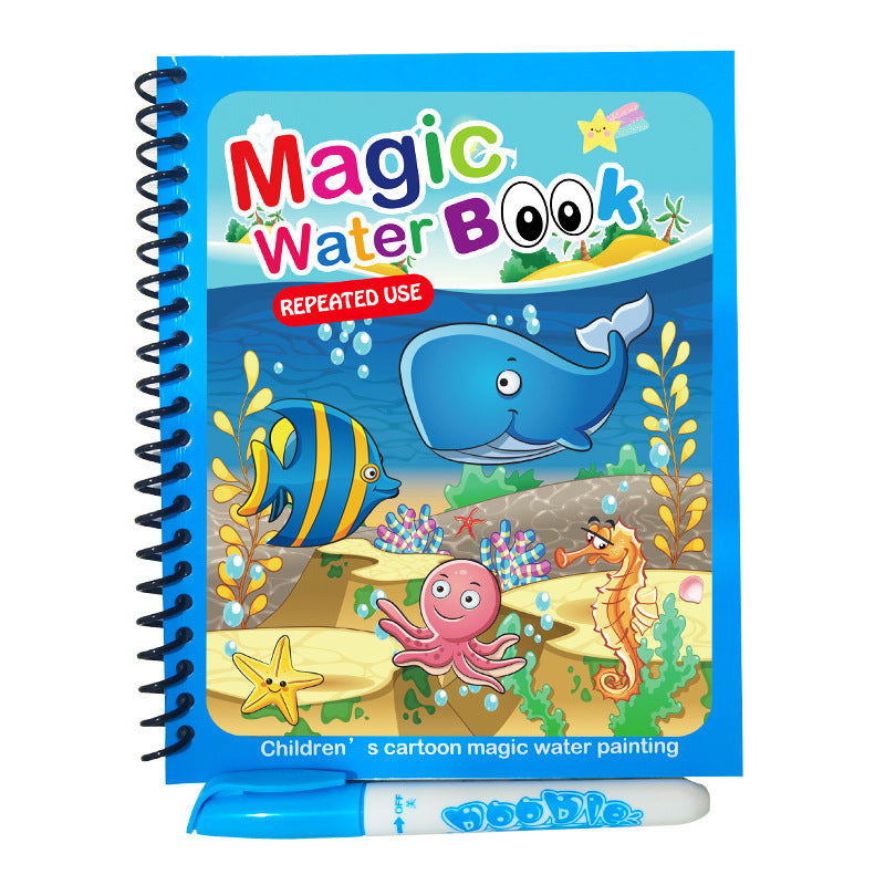 Reusable Children Magical Coloring Book