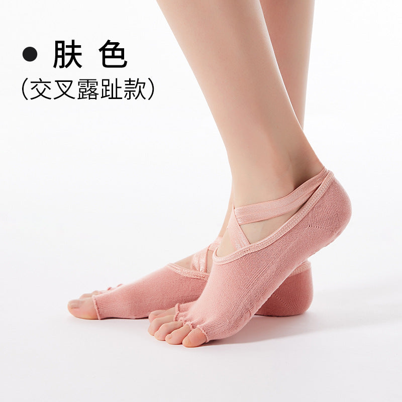 Cotton Non-slip Yoga Socks