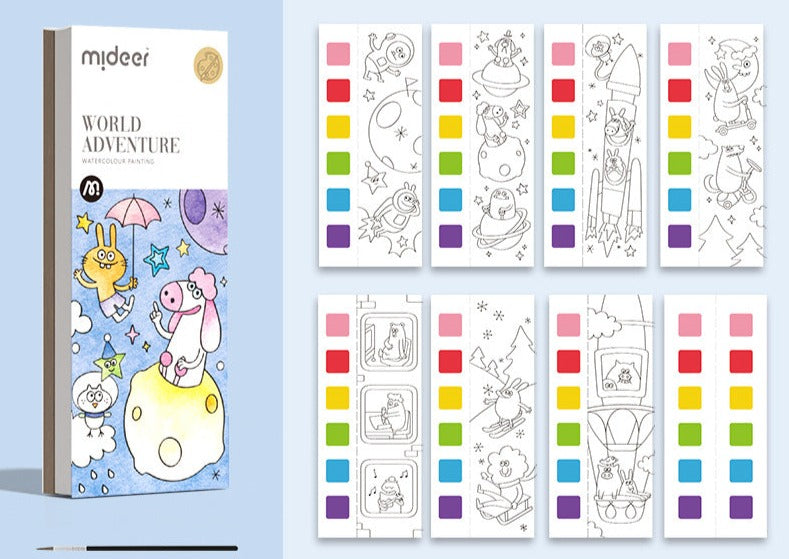 Water Painting Coloring Book