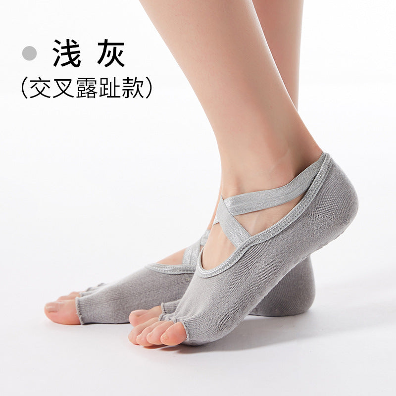 Cotton Non-slip Yoga Socks