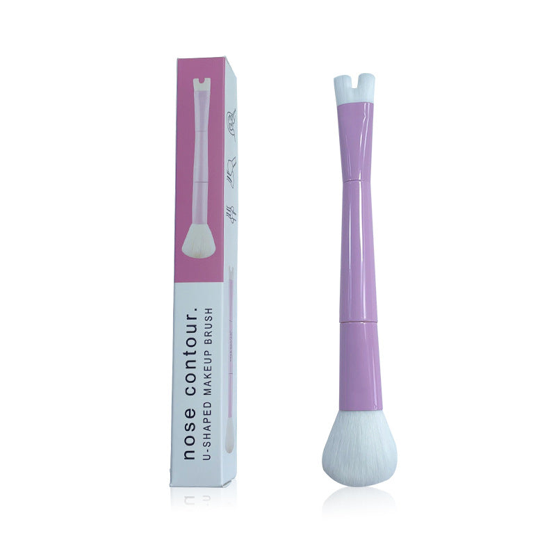 2-in-1 U-shaped Nose Contour Brush