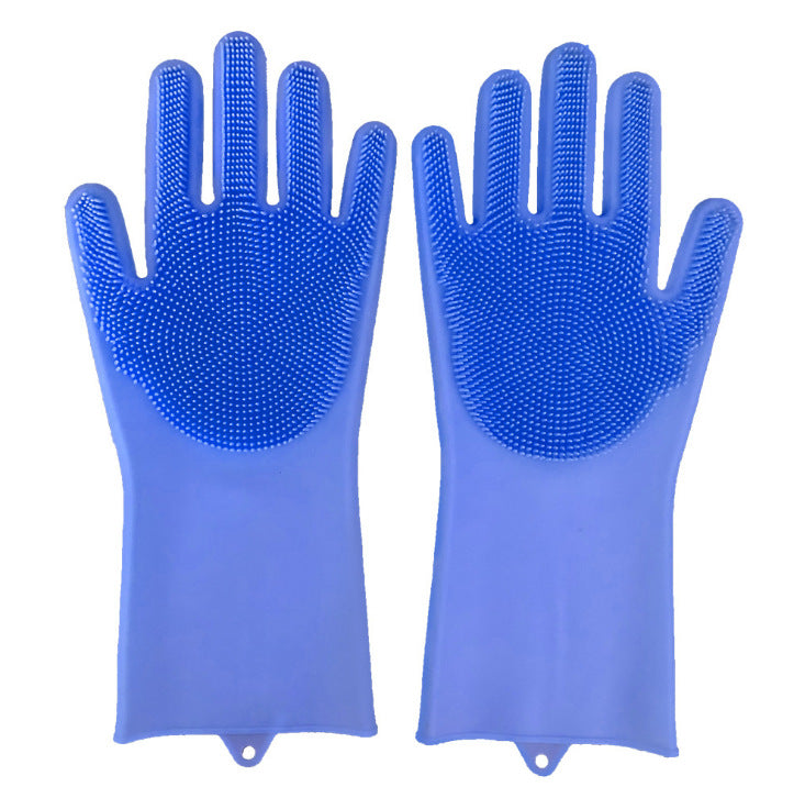 Silicone Rubber Scrubbing Gloves