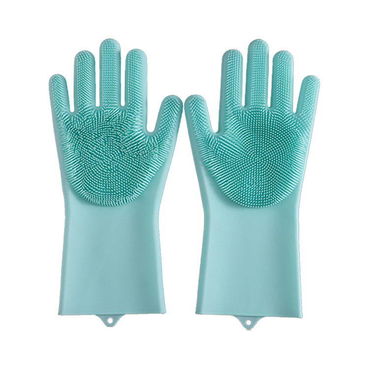 Silicone Rubber Scrubbing Gloves