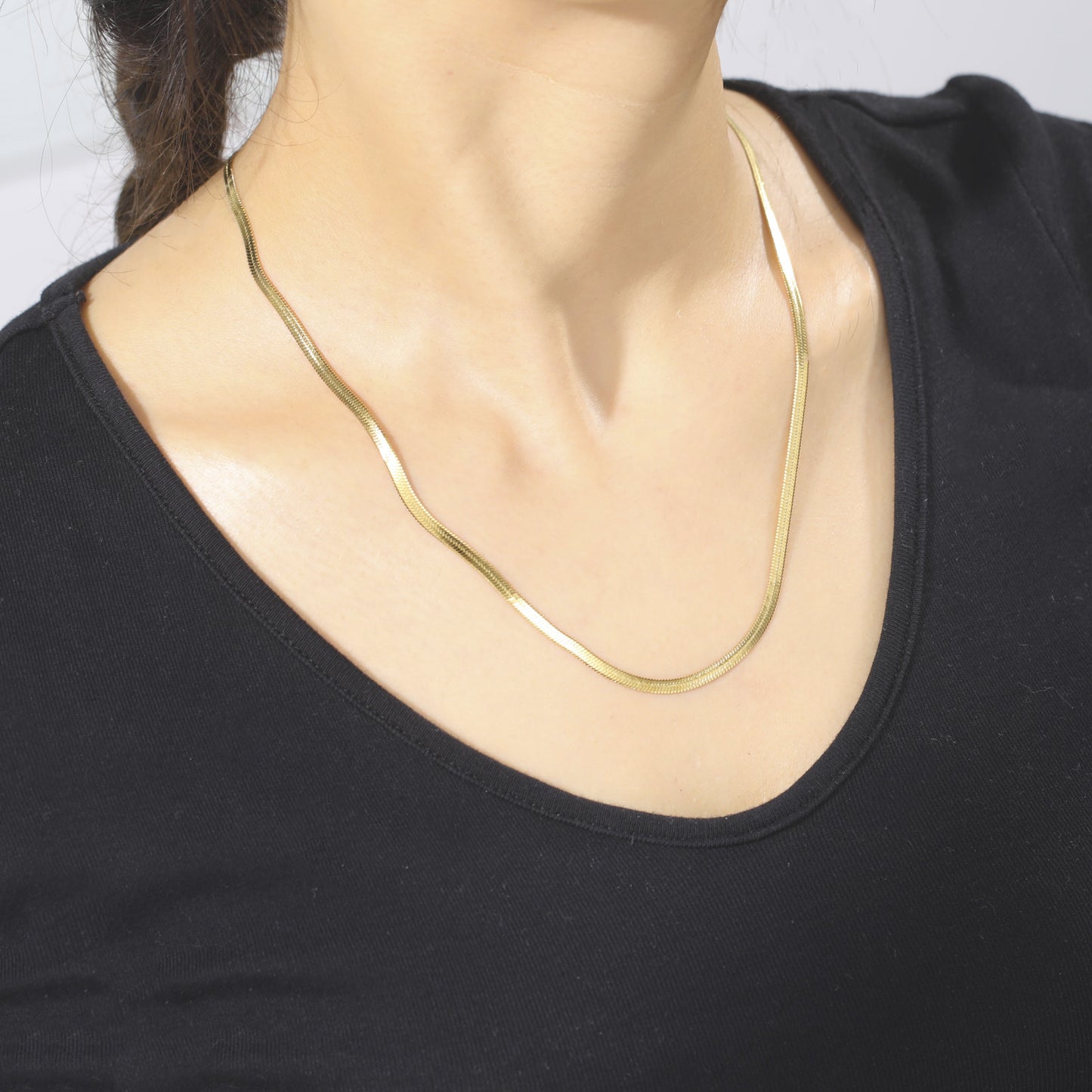 Titanium Steel Collarbone Necklace