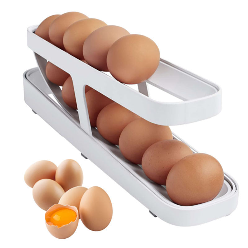 Scrolling Egg Rack Holder