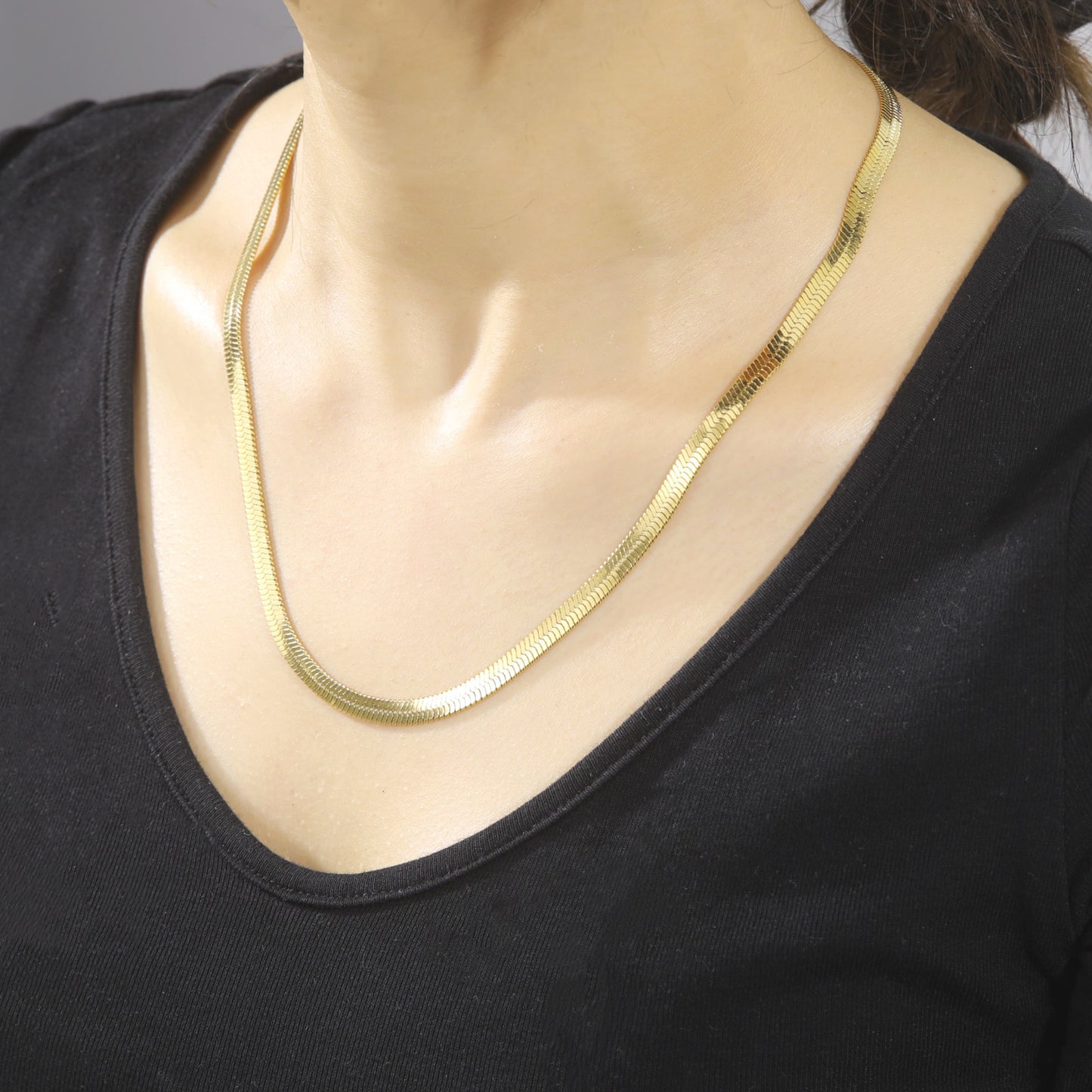 Titanium Steel Collarbone Necklace