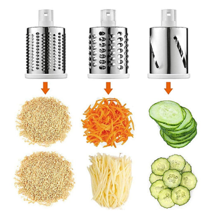 3 in 1 Rotary Grater Slicer