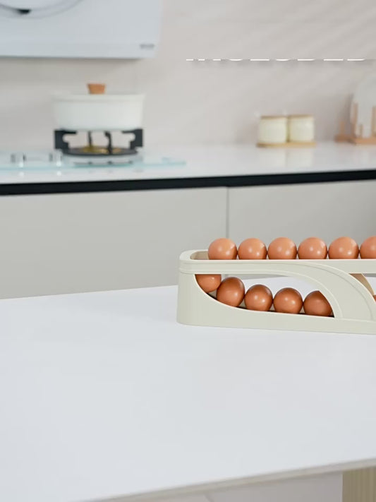 Scrolling Egg Rack Holder